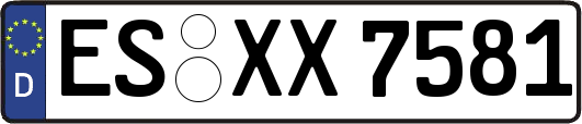 ES-XX7581