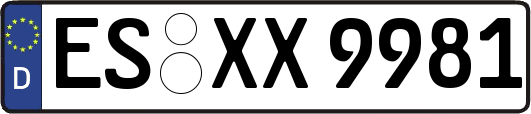 ES-XX9981