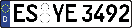 ES-YE3492