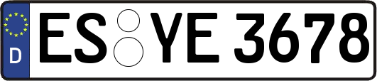 ES-YE3678