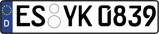 ES-YK0839