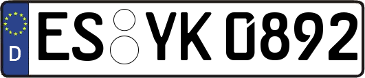 ES-YK0892