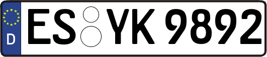 ES-YK9892