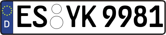 ES-YK9981