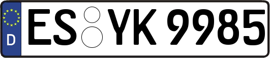 ES-YK9985