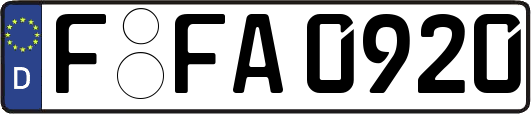 F-FA0920