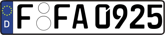 F-FA0925