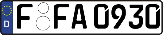 F-FA0930