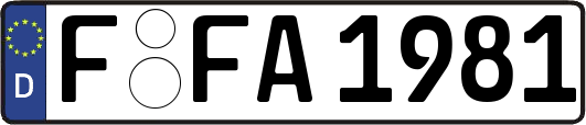 F-FA1981