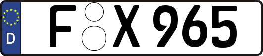 F-X965