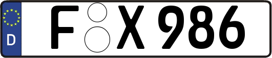 F-X986