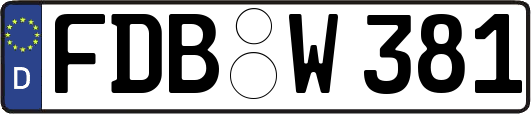 FDB-W381