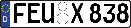 FEU-X838