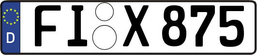 FI-X875