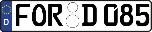 FOR-D085