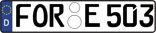 FOR-E503