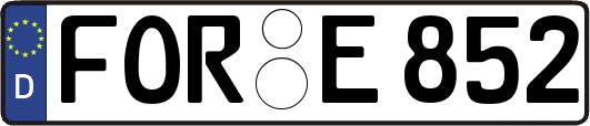 FOR-E852