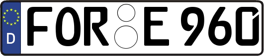 FOR-E960