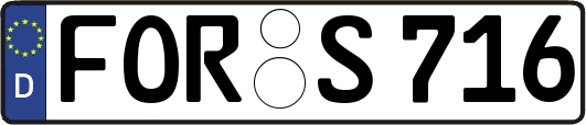 FOR-S716
