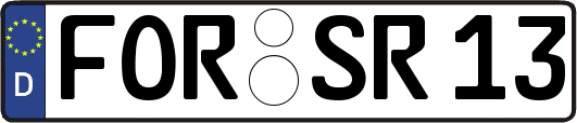 FOR-SR13