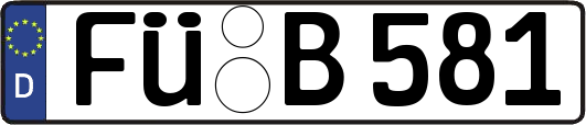 FÜ-B581