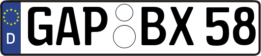 GAP-BX58