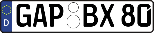 GAP-BX80