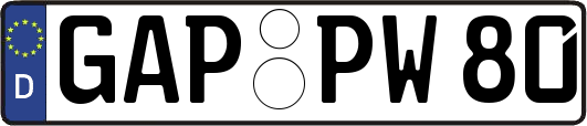 GAP-PW80