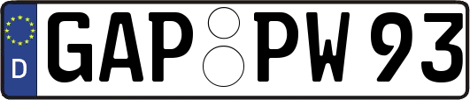 GAP-PW93