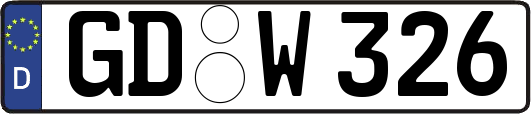 GD-W326