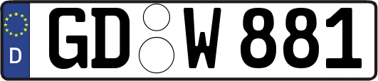 GD-W881