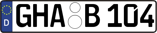 GHA-B104