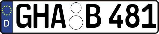 GHA-B481