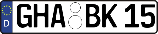 GHA-BK15
