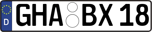 GHA-BX18