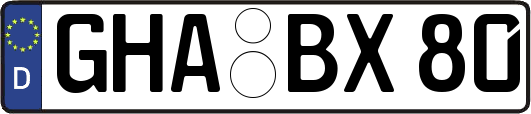 GHA-BX80