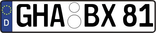 GHA-BX81