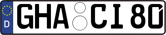 GHA-CI80