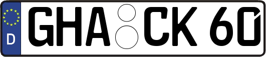 GHA-CK60