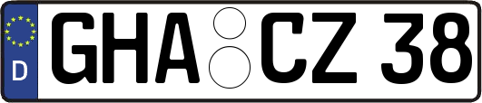 GHA-CZ38