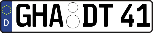 GHA-DT41