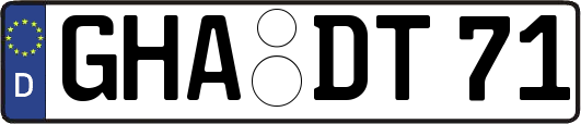 GHA-DT71