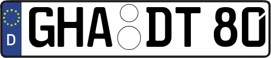 GHA-DT80