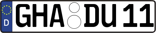 GHA-DU11