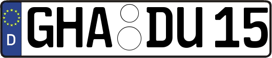 GHA-DU15