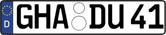 GHA-DU41