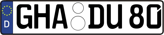 GHA-DU80