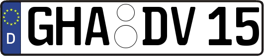 GHA-DV15