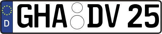 GHA-DV25