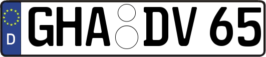 GHA-DV65